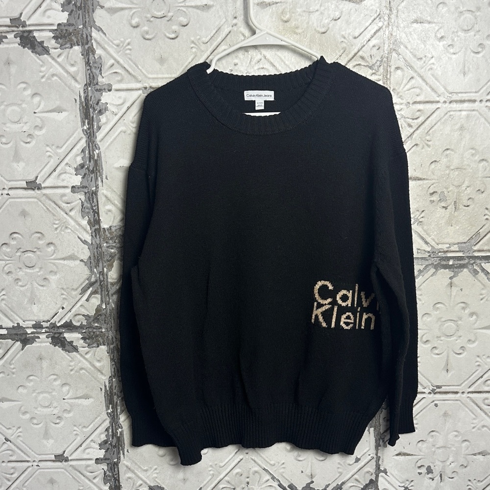 Calvin Klein Jeans Black Crewneck Sweater
